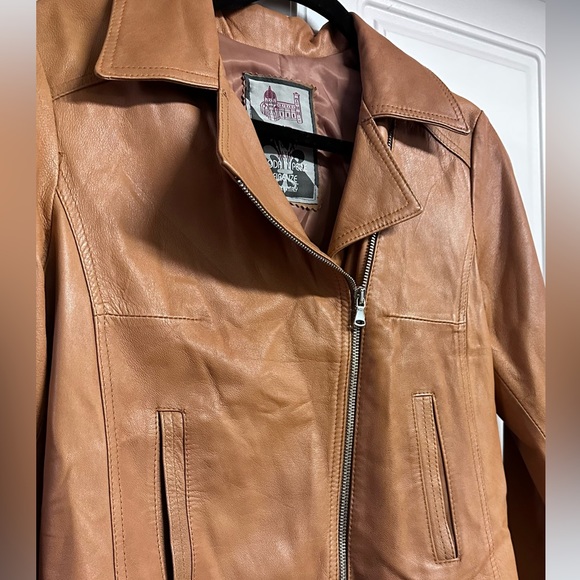 F & R ALTA Brown Leather Jacket - Picture 4 of 4